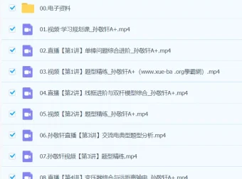 2024孙竞轩高二物理A+春季班