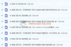 2024高三高考生物谢一凡A班寒假课程