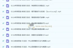 唐迟 2026考研英语阅读思维构建课【“18封神版”升级版】