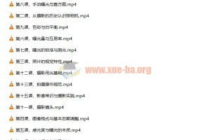 赵钢摄影基础研习班：影音制作教程