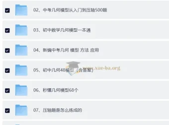 2025初中几何复习资料汇总：多机构经典书籍合集