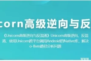 Unicorn 高级逆向工程与代码反混淆实战课程