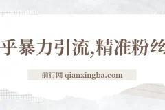 知乎暴力引流：日引300+实操落地核心玩法教程