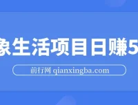 粉象生活项目：日赚500指南