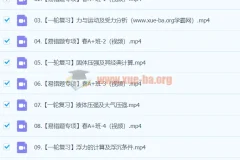 2023 – 2024初三物理廉思佳寒假培训班