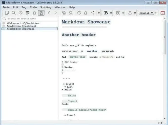 QOwnNotes：开源Markdown笔记本软件