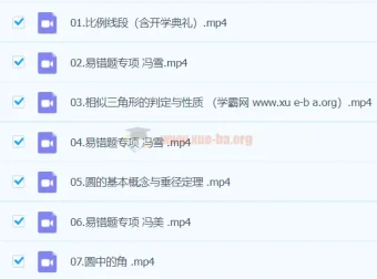 冯美2023初三数学A+暑假班课程