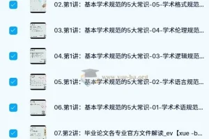 张博士讲硕士毕业论文精英特训营（第1期）