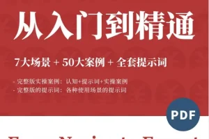 DeepSeek觉醒学院内部资料：7大场景+50大案例+全套提示词 [112页][PDF]