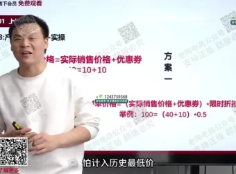 老陶电商《拼多多全店动销4课》：逻辑+策略+付费+SOP运营指南