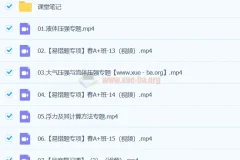 付雷物理 2024初二物理 A+ 寒春课程