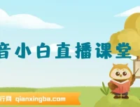 抖音小白直播课堂：无需出镜，在家轻松实操直播项目