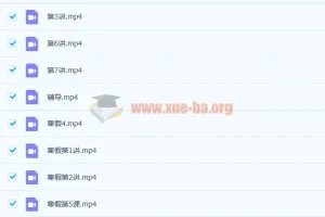 王冰 2020 寒假初一英语 7 讲课程（含讲义）