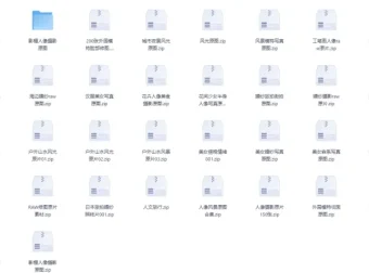 《9000+张RAW摄影原片：摄影修图学习必备素材》