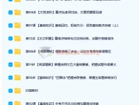 石雪峰2021春初二语文阅读写作16讲直播班（含讲义）