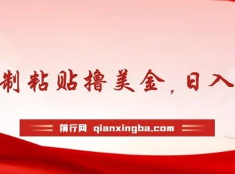 AI复制粘贴撸美金项目：小白无脑操作，日入可达400刀