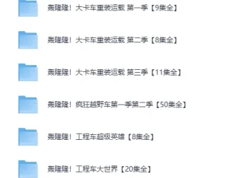 儿童成长教育动画《轰隆隆》系列合集