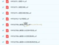 中考化学核心解题50大招：助力中考化学提分