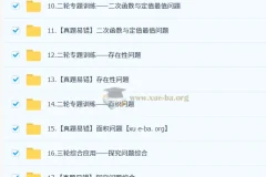 朱韬 2025 初三数学中考培训班（春下·人教版·A+）