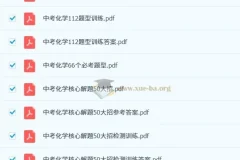 中考化学核心解题50大招：助力中考化学提分