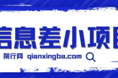 新手也能玩赚的信息差小项目：全套工具助力轻松日赚百元