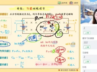 2024高二物理提升班：宋雨晴主讲电磁感应/机械波专题精讲