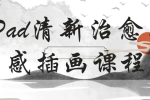 石魚丁 22 节 iPad 清新治愈质感插画课程