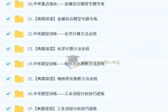 陈潭飞 2025 初三化学中考培训班（春下·全国版·A+）