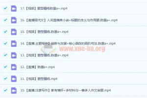 高二陈晨a+暑秋高中语文班（2023），更新19讲