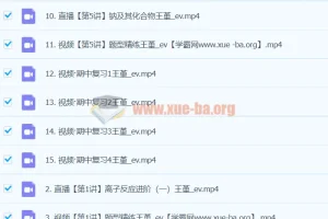 2024王瑾高一化学秋季班课程