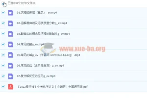 作业帮2022寒假初三化学尖端班：赵潇飞授课