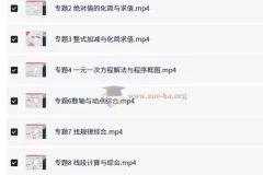 朱韬《30天搞定初中数学》课程