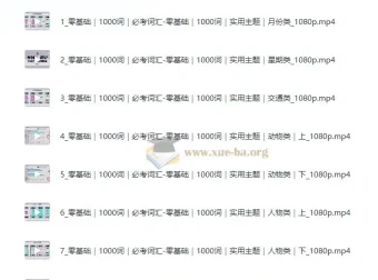 原原高ING《英语速记课·万能考试5000词》课程带资料