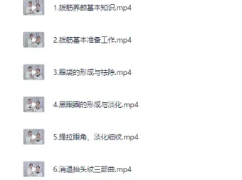 大课堂二妹姐古法美颜术课程