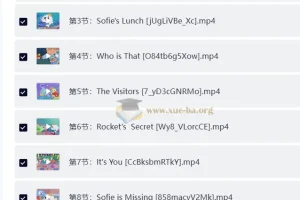 100节英语启蒙动画资源