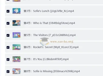 100节英语启蒙动画资源