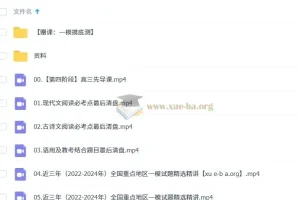 2025高三高考语文：国家玮全年全程一轮二轮课程