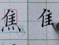 硬笔楷书偏旁部首规律精讲（中级135集教程）