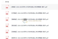 2025学年小升初数学核心考点押题卷（多版本汇总）