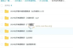 政哥李政 2025高三高考化学真题12小时精讲班