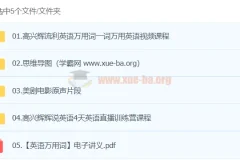 高兴辉英语课程：涵盖语法、词汇、发音的英语学习资源