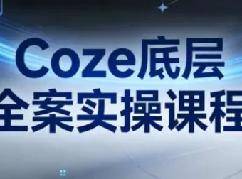 《Coze底层全案实操课程：从架构设计到高效部署的完整指南》