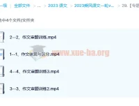 2023乘风语文一轮vip系统录播班：更新专题六