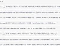 历年收集的1000多个国内外美女主播ASMR助眠哄睡视频合集 [持续更新]