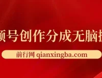 视频号创作分成新类目新赛道：借助AI实现无脑搬运上热门