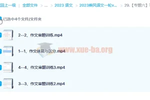 2023乘风语文一轮vip系统录播班：专题六更新
