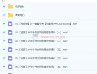 谭清军 2024初三中考物理冲刺密训班