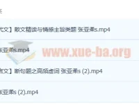 2023高考语文张亚柔s一轮复习暑假班与秋季班（更新4讲）