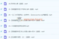 王杭州2024届初三数学人教A+秋季班（上）