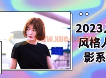 2023入门多风格人像摄影系统课程